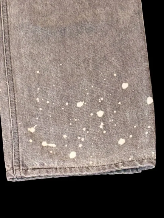 Levi’s Low Pro Straight Leg Gray Bleach Splatter Jeans Size 30 NWT-Y2K-Grunge - Picture 12 of 16